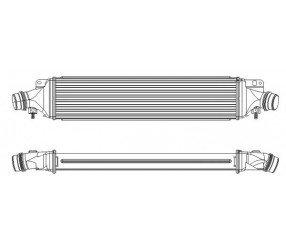 TURBO INTERCOLLER RADYATÖRÜ 346400 DOBLO 1.3 1.9 1.6MJET BRAVO 07- (572x127x50)