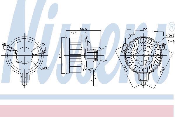 KALORİFER MOTORU 346890 PARTNER BERLINGO
