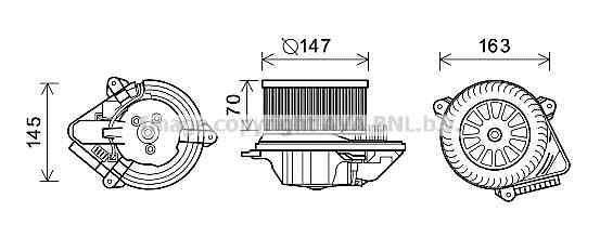 KALORİFER MOTORU 347075 P106-II SAXO