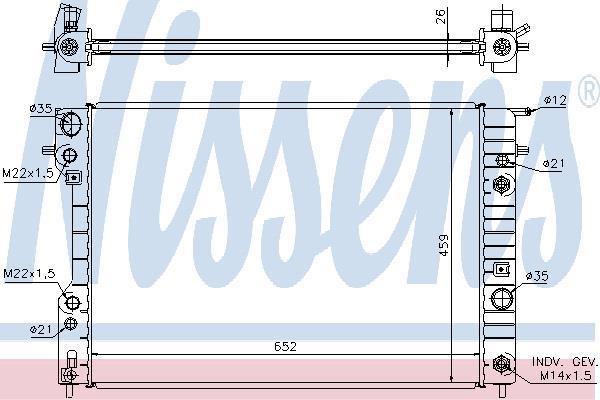 RADYATÖR KOMPLE 363800 OMEGA-B (AL/PL/BRAZING) KLİMALI OTOMATİK