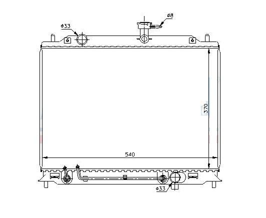 RADYATÖR 369500 ACCENT ERA 1.5 CRDI (370x538x26) BRAZING MT