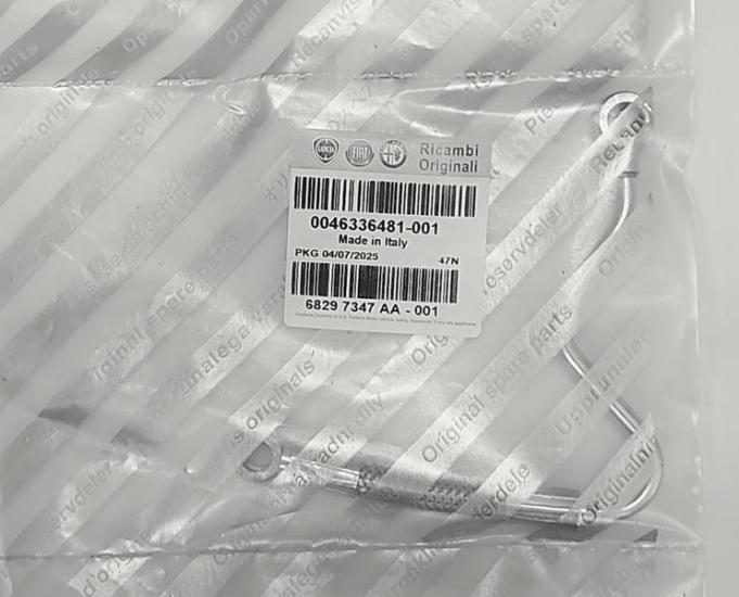 TURBO YAĞLAMA BORUSU 500XJEEP COMPASDOBLOEGEA 1.6MJET