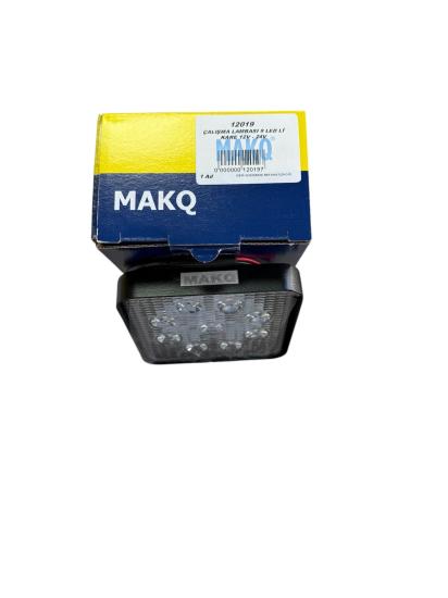ÇALIŞMA LAMBASI 12019 9 LED Lİ KARE 12V - 24V