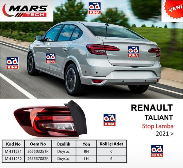 M411232 STOP SOL RENAULT TALIANT (2021-) (DUYSUZ)