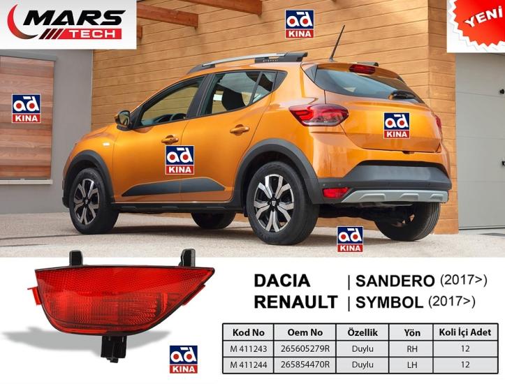 ARKA TAMPON SİSİ SOL M411244 SANDERO (17)
