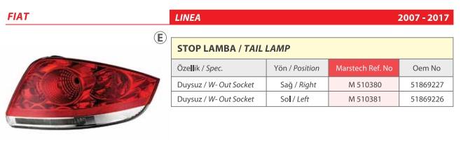 STOP SAĞ 510380 LINEA 07- DUYSUZ