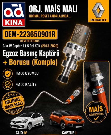 BASINÇ KAPTÖRÜ 8200974421 MEGANE-III FLUENCE KANGO-III TRAFIK-II