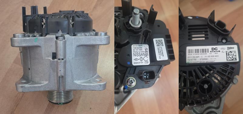 ALTERNATÖR 231006293R MEGANE IV KANGO III (180AH)
