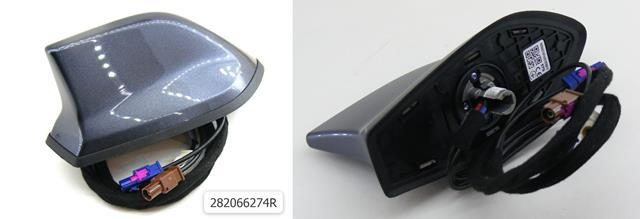 282066274R BALIK SIRTI ANTEN CLIO V CAPTUR MEGANE-IV (FÜME)