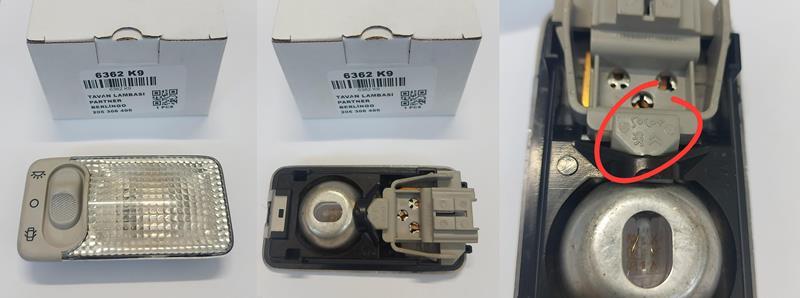 TAVAN LAMBASI P206 BERLINGO