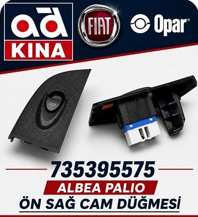 CAM DÜĞMESİ ÖN SAĞ KOMPLE 735395575 ALBEA