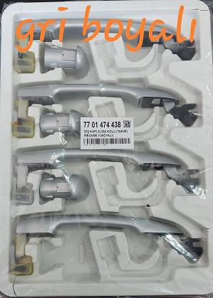 KAPI AÇMA KOLU TAKIMI DIŞ 7701474438 MEGANE II (GRİ BOYALI)
