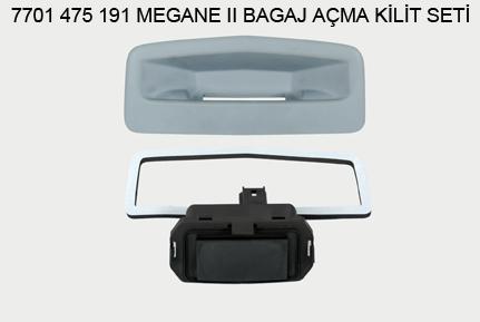 BAGAJ KİLİT SETİ OEM 7701475191 MEGANE-II