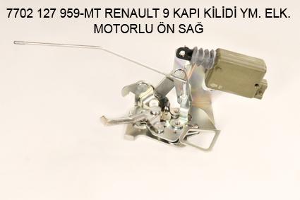 KAPI KİLİDİ ÖN SAĞ OEM 7702127959MT R9 ELEKTİRİKLİ (MOTORLU)