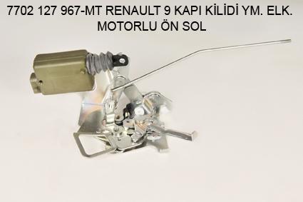 KAPI KİLİDİ ÖN SOL OEM 7702127967MT R9 ELEKTİRİKLİ (MOTORLU)