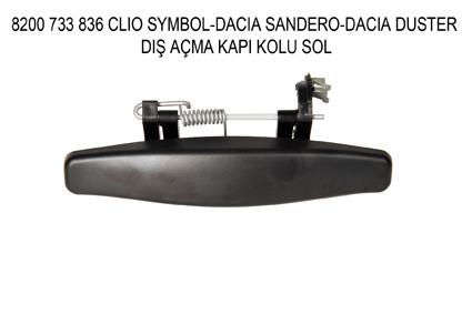 KAPI DIŞ AÇMA KOLU SOL OEM 8200733836 SYMBOL THALIA DACIA DUSTER SANDERO