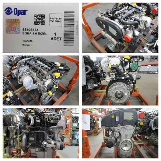 EGEA 1.6 DİZEL SEDAN MT EURO6 ( KOMPLE MOTOR )