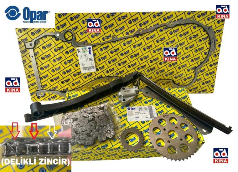EKSANTRİK ZİNCİR SETİ 55107096 EGEA 1.3MJET DOBLO III IV PANDA ÜST KAPAK CONTALI