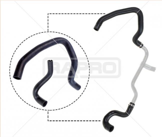 RADYATÖR ÜST HORTUMU 15360 BIPPER NEMO 1.4 HDI DV4TED DEMİRSİZ