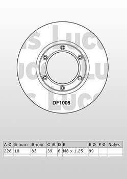 DİSK FREN AYNASI ÖN ST10432 R12