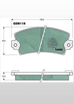 DİSK BALATA ÖN ST20347 R12 (GDB148)