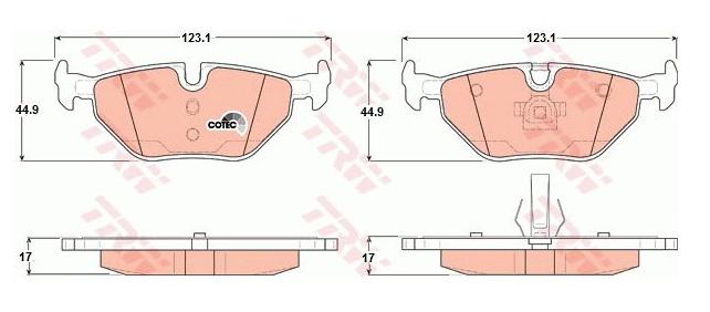 DİSK BALATA ÖN ST23312 BMW E60 E46 320İ 323İ 328İ