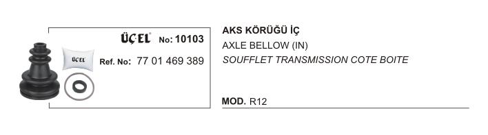 AKS KÖRÜĞÜ İÇ 10103 R12 7701469389 (ÜÇGEN KAFA)