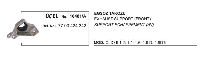 EKSOZ TAKOZU 10481A CLIO-II 7700424342