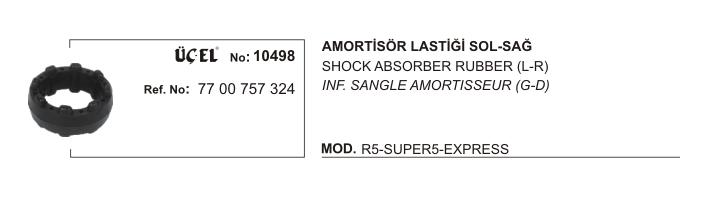 /AMORTİSÖR TAKOZU 10498 EKSPRES 7700757324