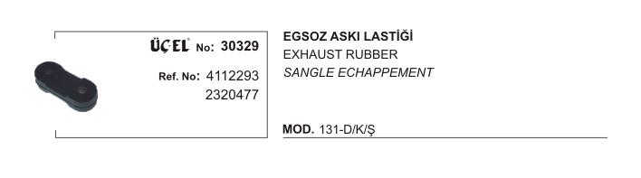 EKSOZ ASKI LASTİĞİ 30329 DKS 4112293 2320477