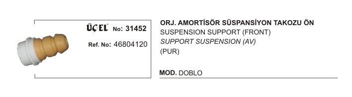 SÜSPANSİYON TAKOZU ÖN 31452 ORJİNAL DOBLO 46804120
