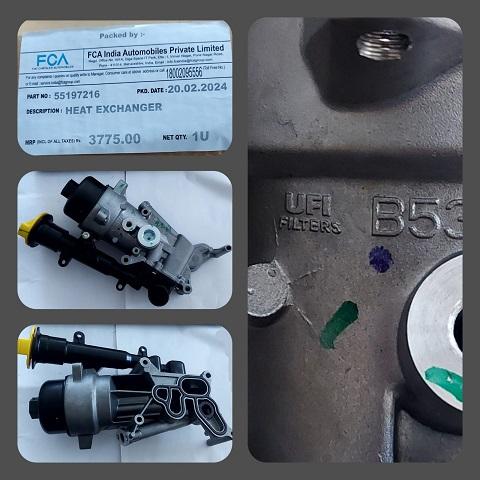 YAĞ SOĞUTUCUSU 55197216 ALBEA 1.3 MJTD EURO3/4 70HP DOBLO PALIO