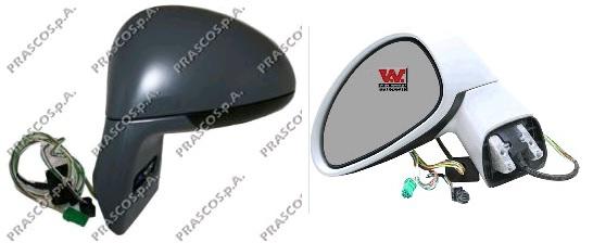 Citroen C4 Ön Sağ Dış Dikiz Aynası 2004 2009 Elektrikli