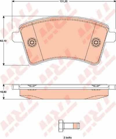 DİSK BALATA ÖN Z3284PS KANGO-III 1.5 DCI (08-)