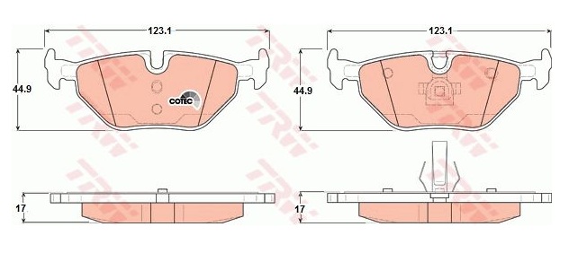 DİSK BALATA ÖN ST23312 BMW E60 E46 320İ 323İ 328İ