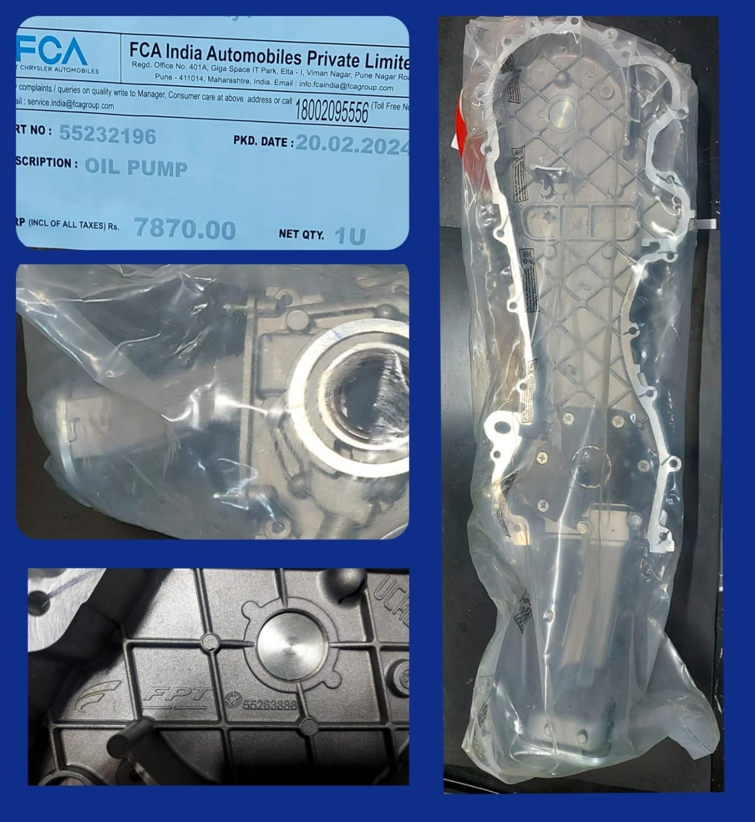 YAĞ POMPASI 16100M86J22 ALBEA 1.3 JTD DOBLO ASTRA-H CORSA-C