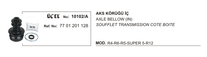 AKS KÖRÜĞÜ İÇ 10102A R12 7701201128