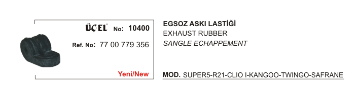 EKSOZ ASKI LASTİĞİ 10400 R21 MANAGER OPTIMA SAFRANE 7700779356