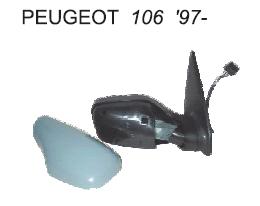 Vm Peugeot P106 Ön Sol Dış Dikiz Aynası Elektrikli Isıtmalı