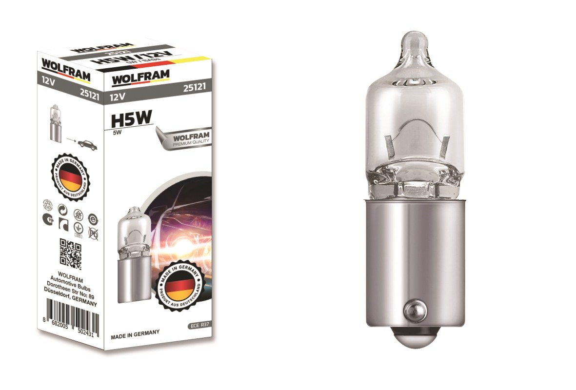 AMPUL 25121 H5 12V 5W BA9S CİVALI MERCEKLİ