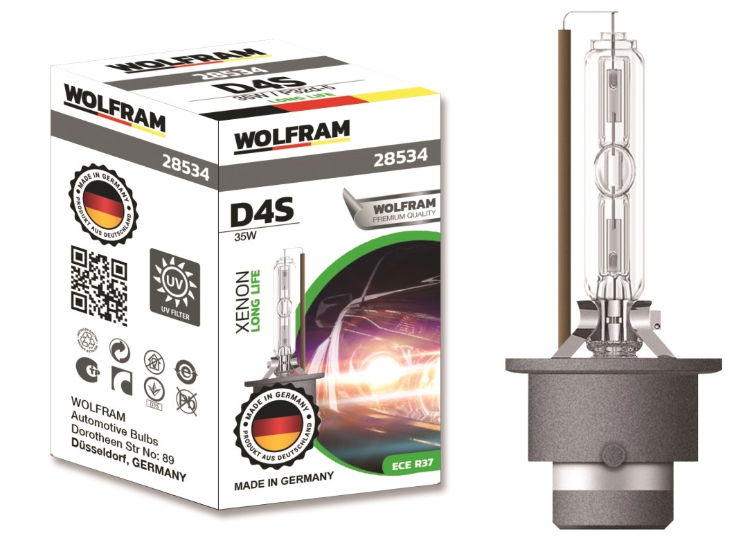 AMPUL 28534 D4S 12V 35W P32D-5 XENARC 4300K UZUN ÖMÜR BEYAZ ÇUBUK