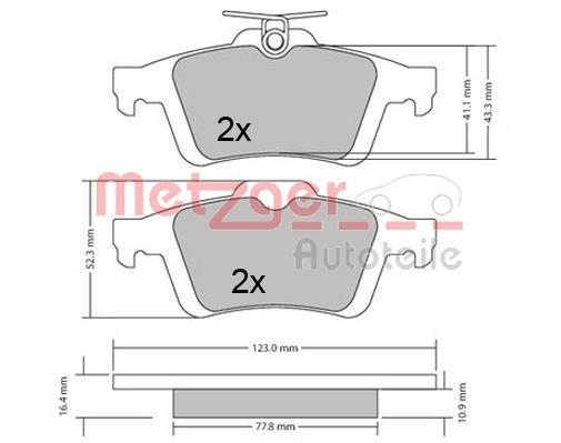 DİSK BALATA ARKA Z3018PS LAGUNA-II CONNECT C-MAX ARKADAN YAYLI VECTRA-C